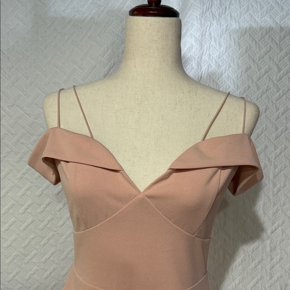 Lulu's Blush Pink Off-Shoulder Mini Dress - Picture 2 of 5